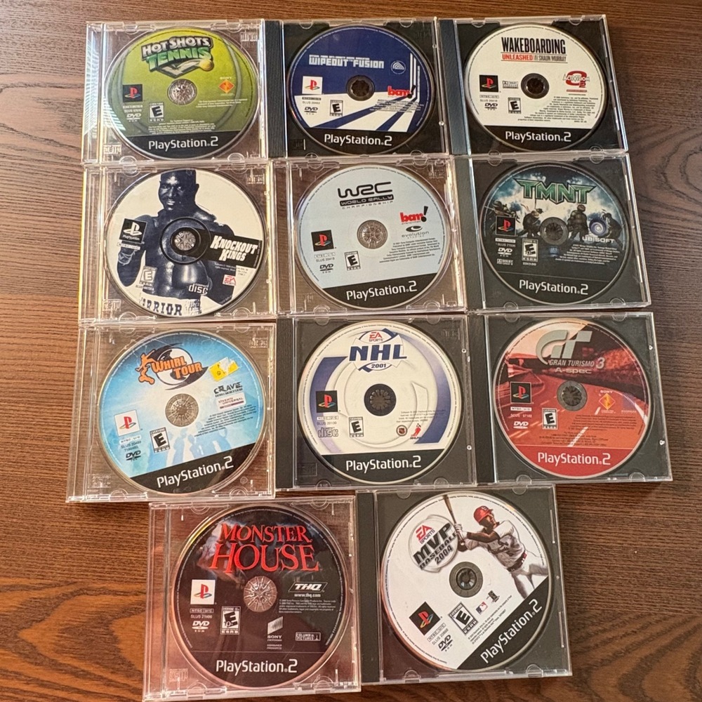 Sony PlayStation 2 Video Game Lot 11 Games PS2 Generic Cases TESTED WORKING